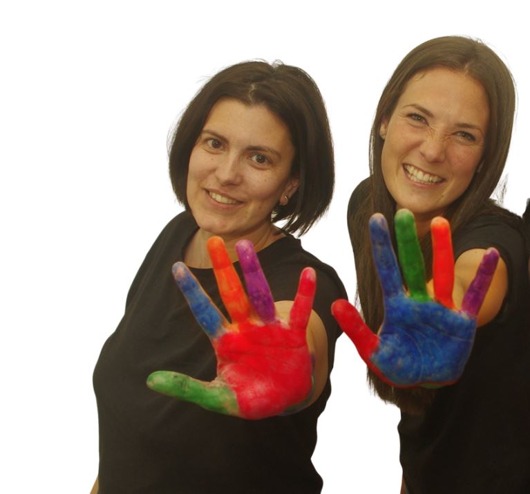 Ana Y Patricia del II Encuentro Educativo Galego