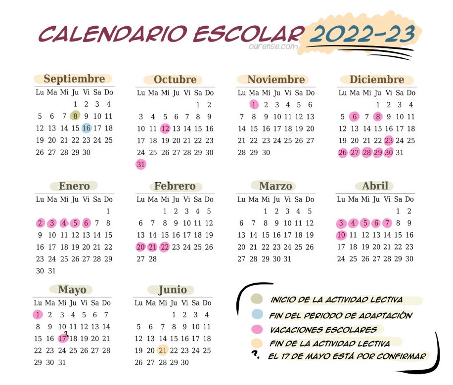 Calendario Escolar 2022 A 2023 2023 Reverasite