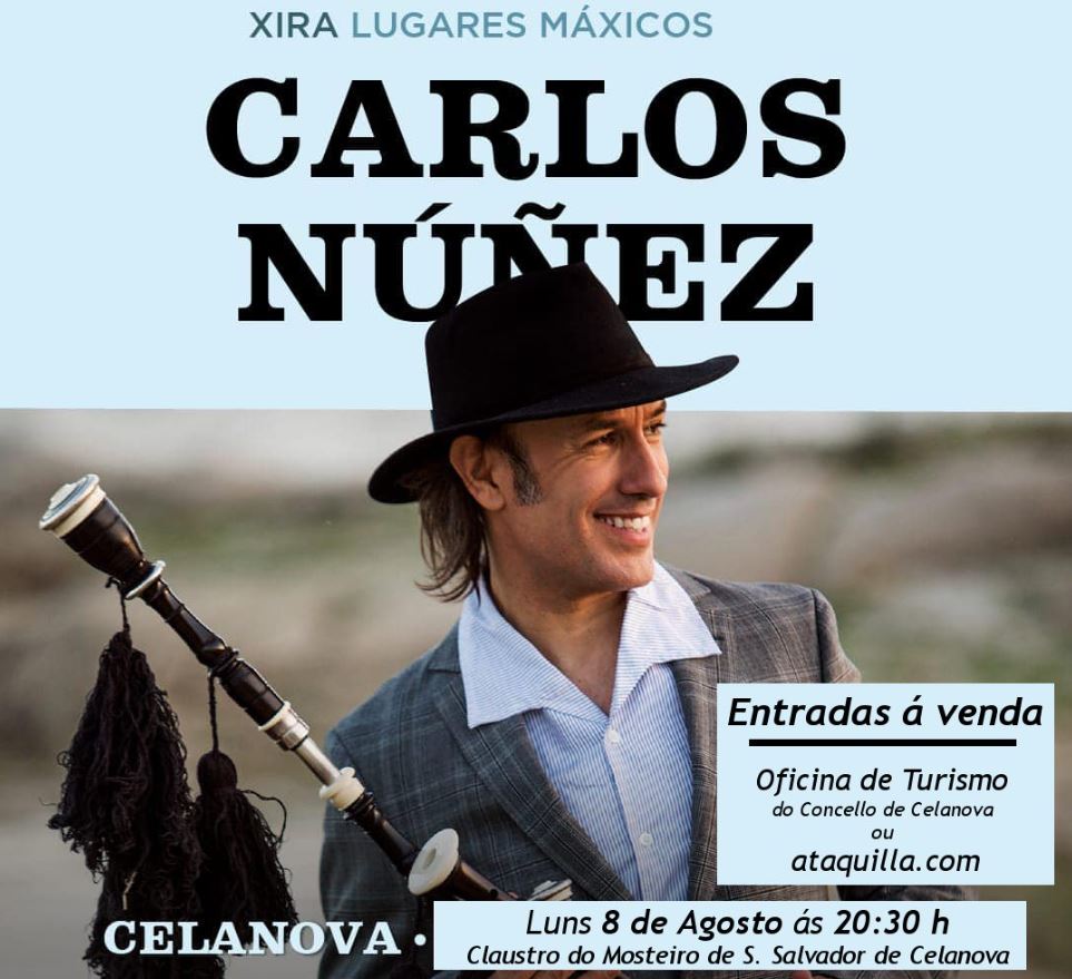 Carlos Nuñez en Celanova