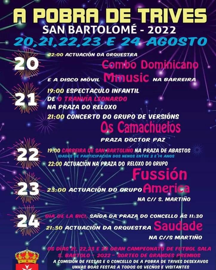 Fiestas de A Pobra de Trives 2022