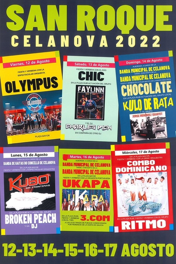 Fiestas de Celanova San Roque 2022