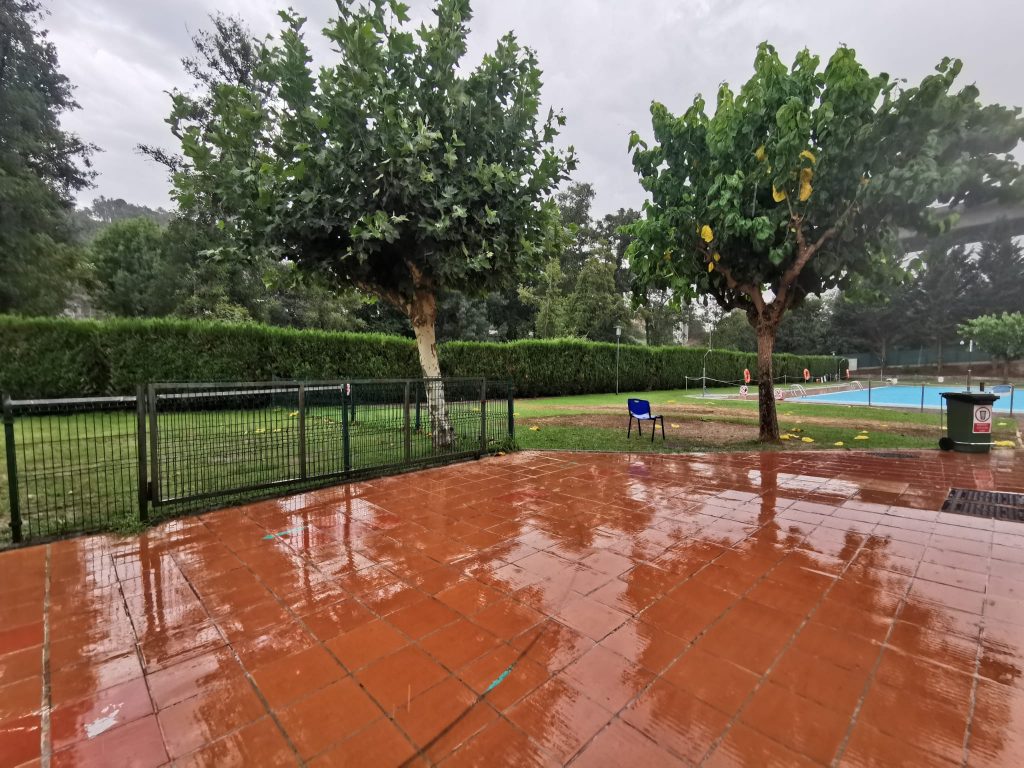 Lluvia en Ourense