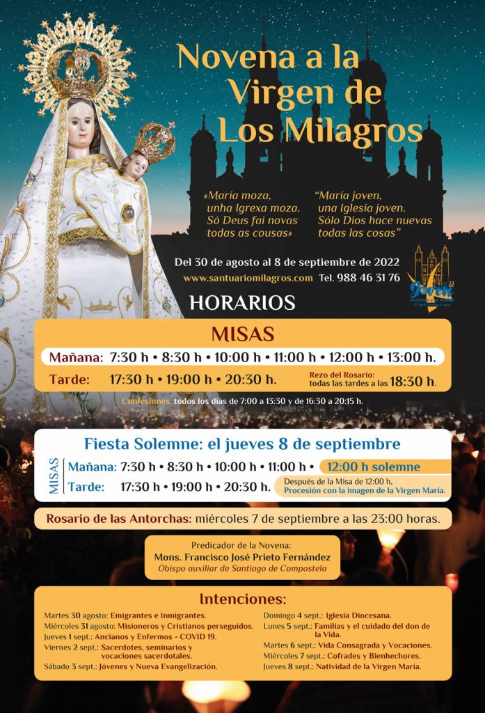 Novena a la Virgen de los Milagros 2022