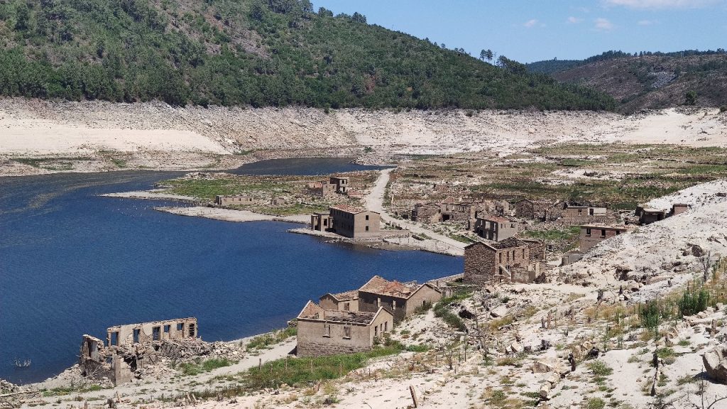 Panorámica del Pueblo de Aceredo en Lobios