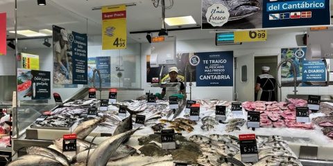 Pescadería de Carrefour