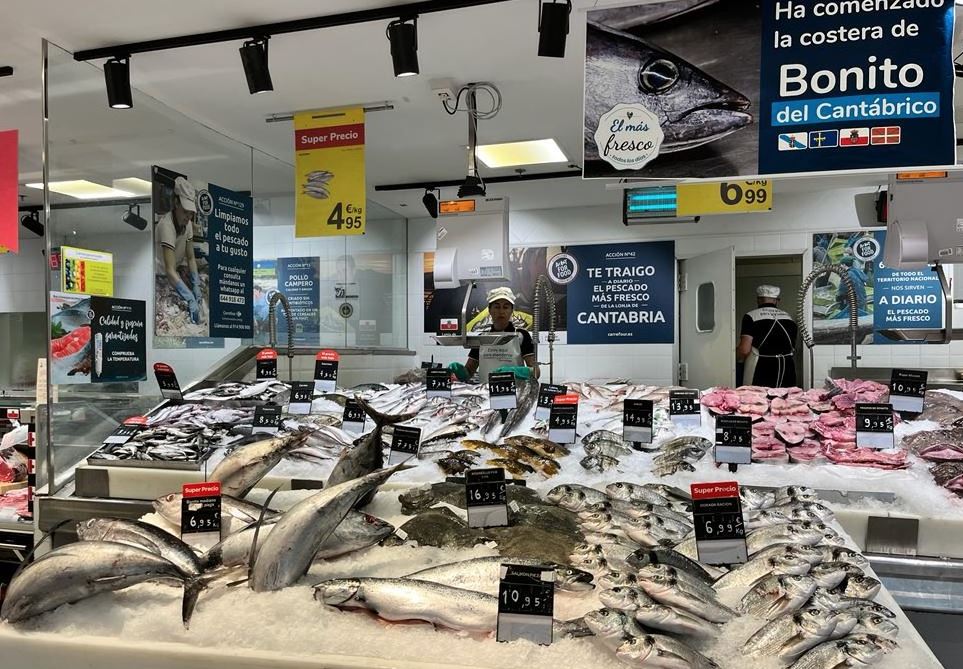 Pescadería de Carrefour