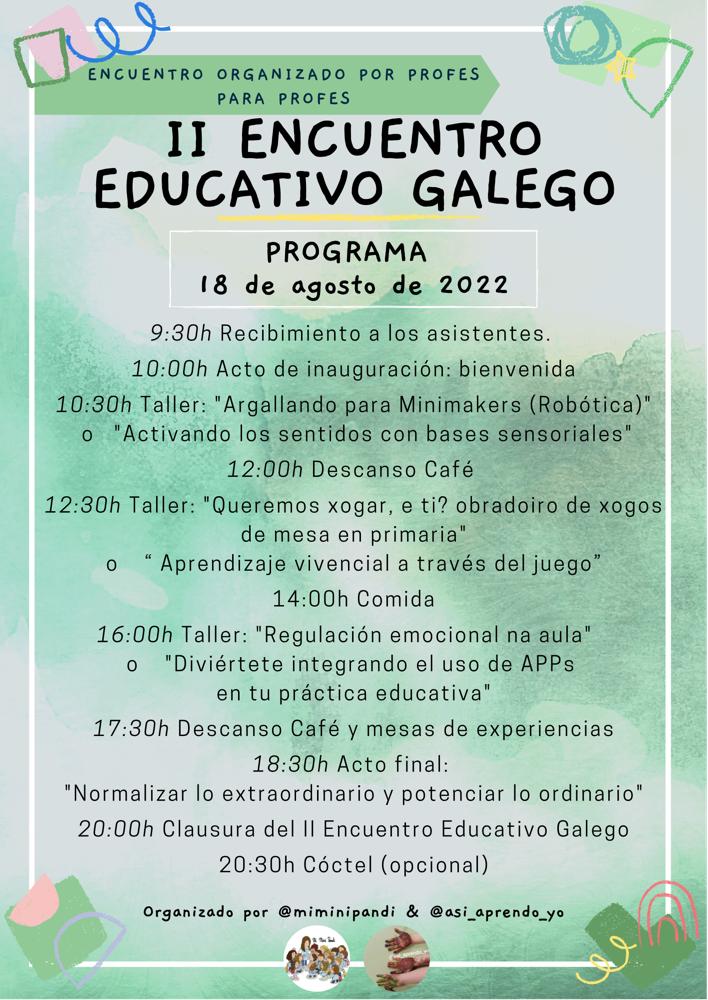 Programa del II educativo Galego
