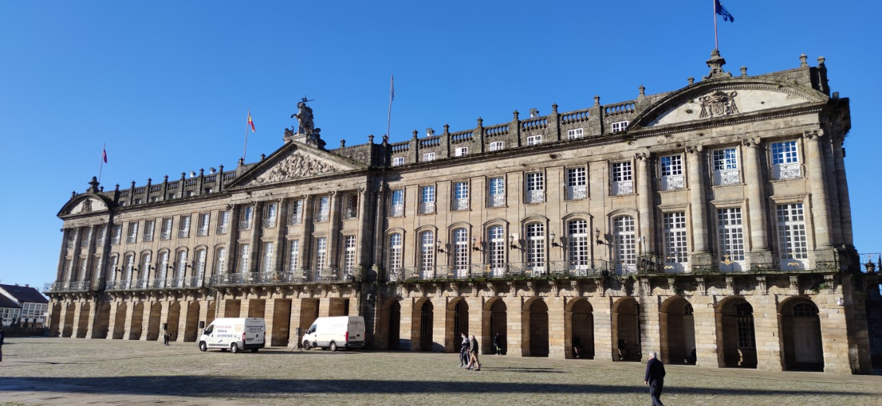 Xunta de Galicia en Santiago de Compostela plaza do Obradoiro
