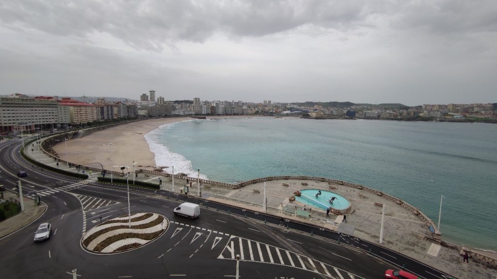 A Coruña Playa Riazor