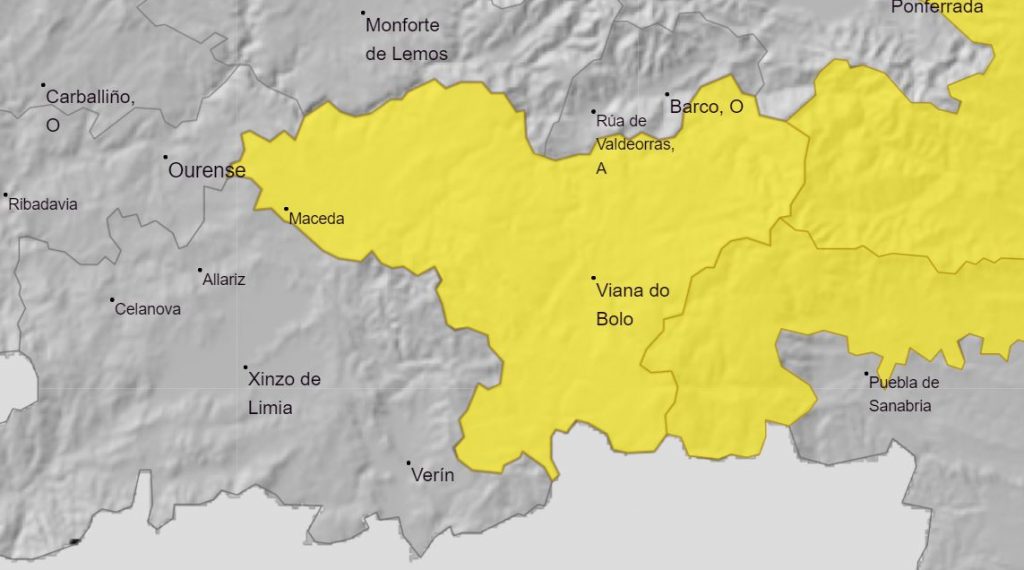 AEMET Aviso Amarillo