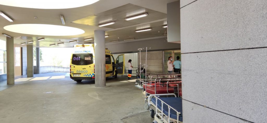 Ambulancia en el CHUO