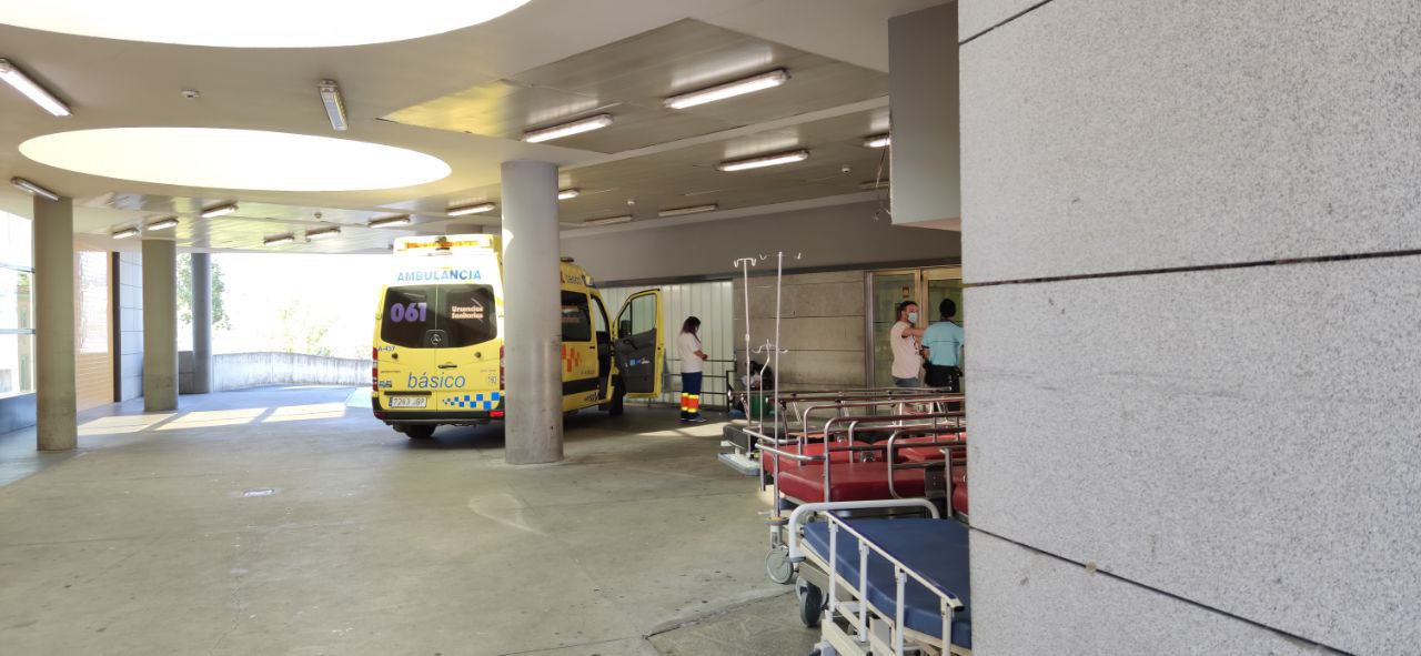 Ambulancia en el CHUO