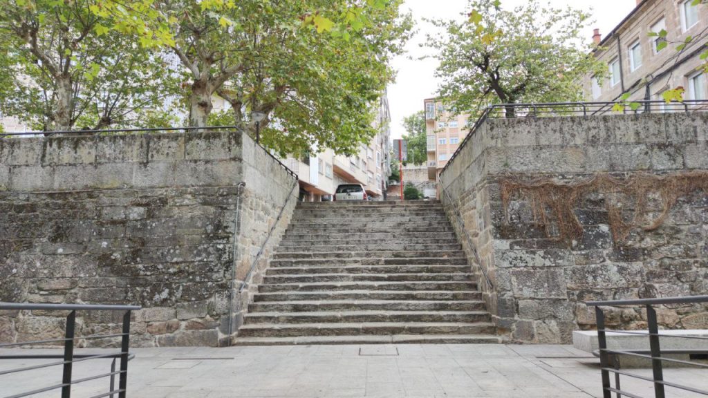 Escaleras del parque de las Mercedes
