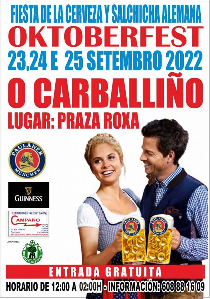 Fiesta de la Cerveza y la salchicha alemana 2022 en O Carballiño