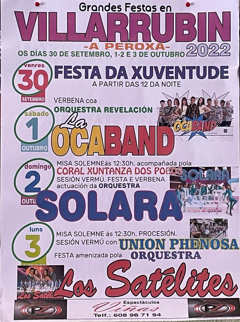 Fiestas de Villarrubin 2022