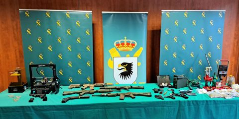 Guardia Civil armas y municiones