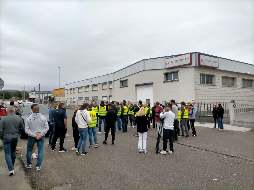Huelga del metal en Ourense