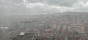 Mal tiempo con lluvia en Ourense