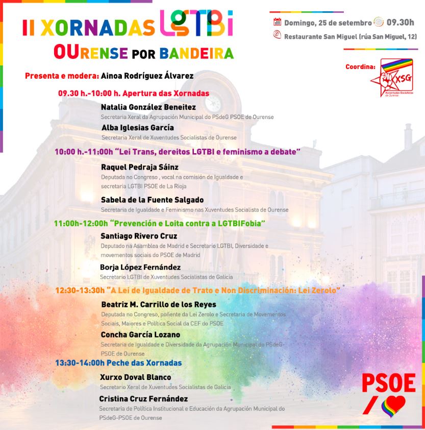 Programa II Xornadas LGBTI Ourense