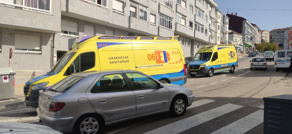 Accidente tráfico carretera de la granja