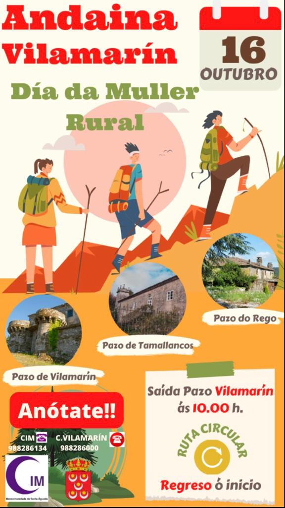 Andaina para conmemorar el Día de la Mujer Rural en Vilamarín