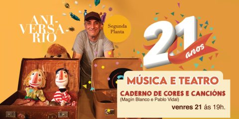 Caderno de cores e cancións Centro Comercial Ponte Vella