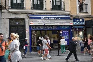 Lotería Doña Manolita en Madrid