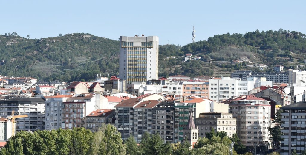 Ourense Ciudad Torre panorámica
