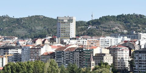 Ourense Ciudad Torre panorámica
