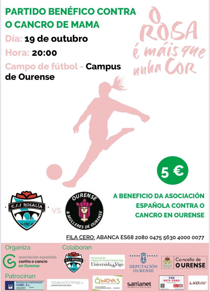Partido benéfico contra el cáncer de mama