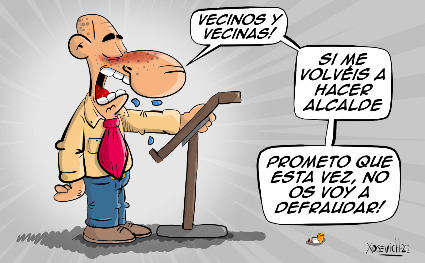 Las mentiras de los políticos chistes humor Xosevich 22