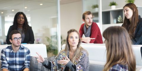 Empleados jefes trabajo
