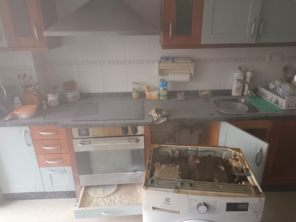 Incendio Cocina en Allariz