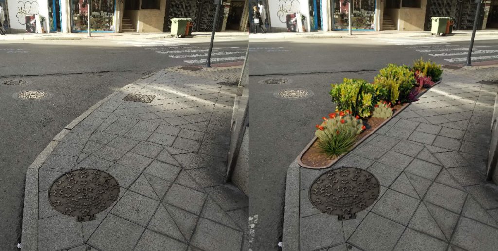 Jardineras obras