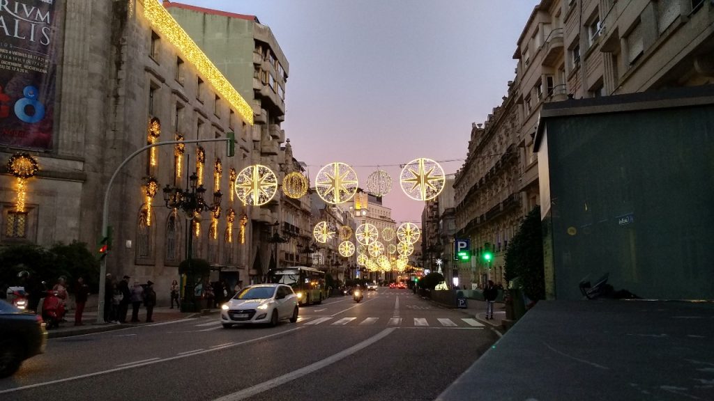 Luces de Navidad en Vigo
