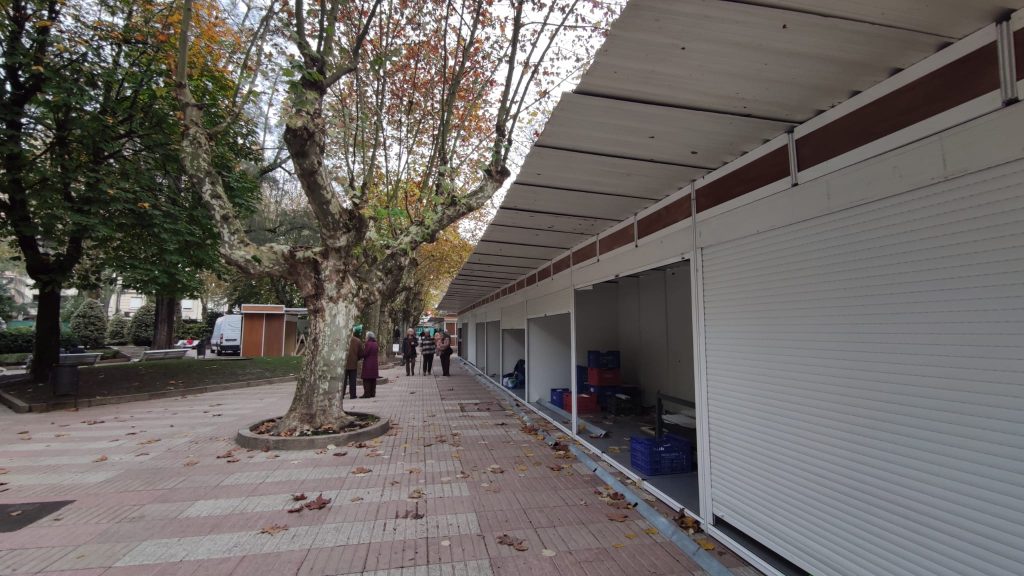 Mercadillo Navidad instalación