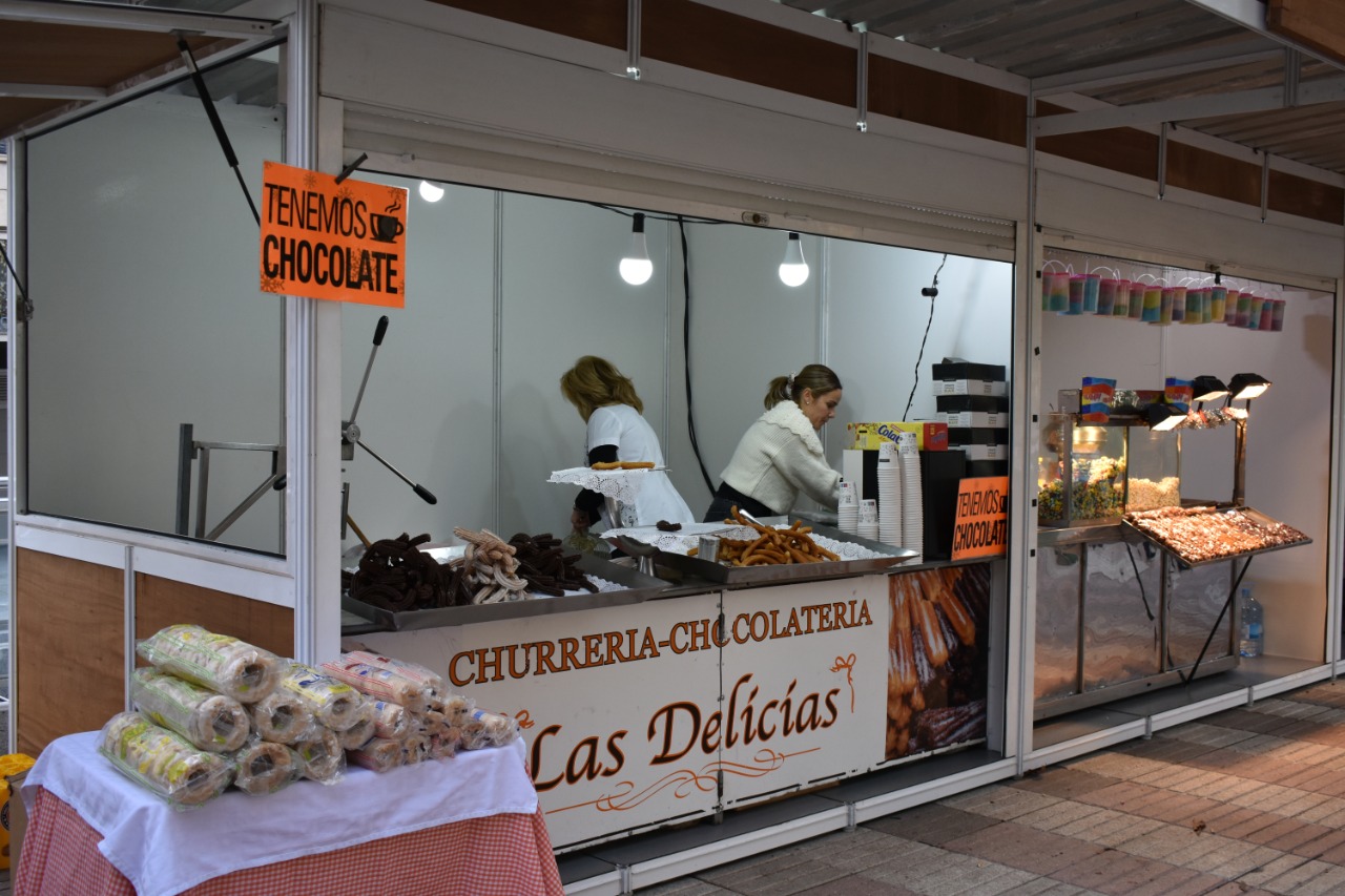 Churrería Las Delicias en mercadillo de Navidad