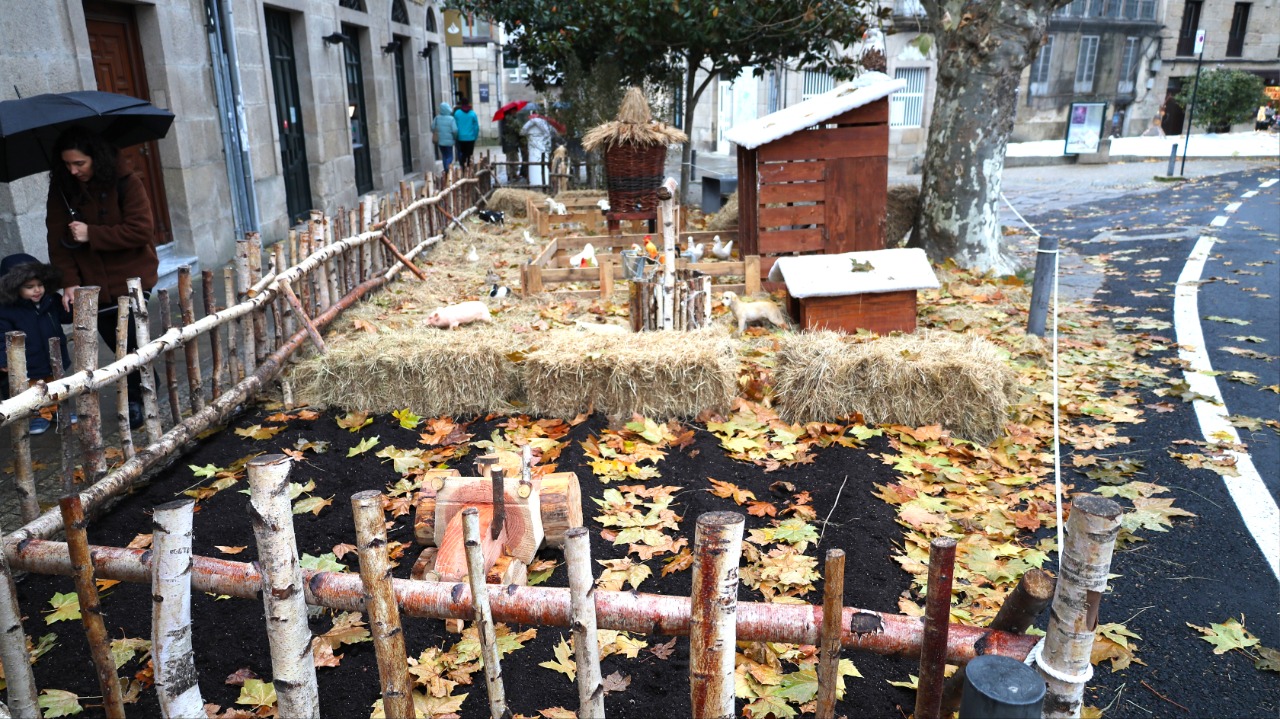 Granja en Navidad de Allariz