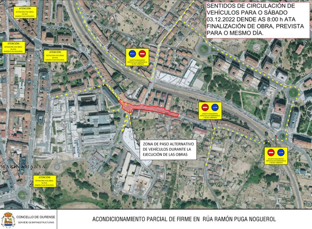 Obras en Ramón Puga