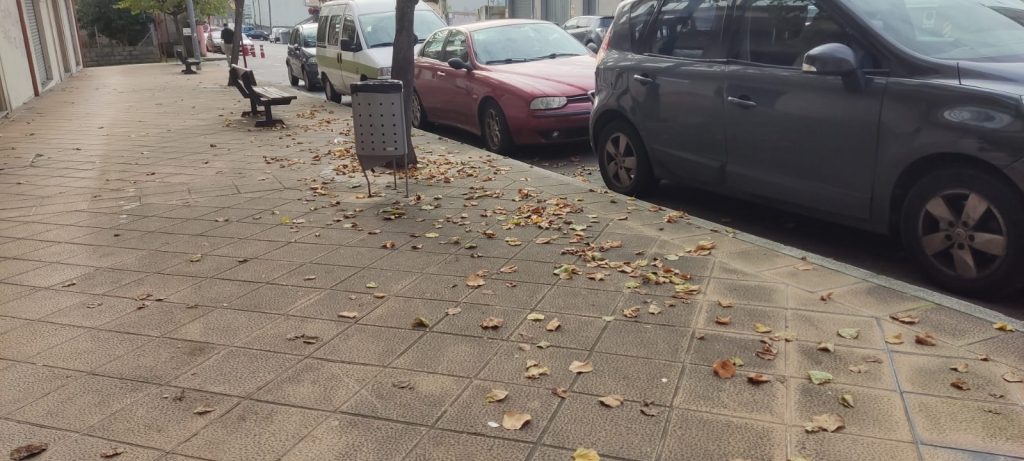 Sin limpiar aceras