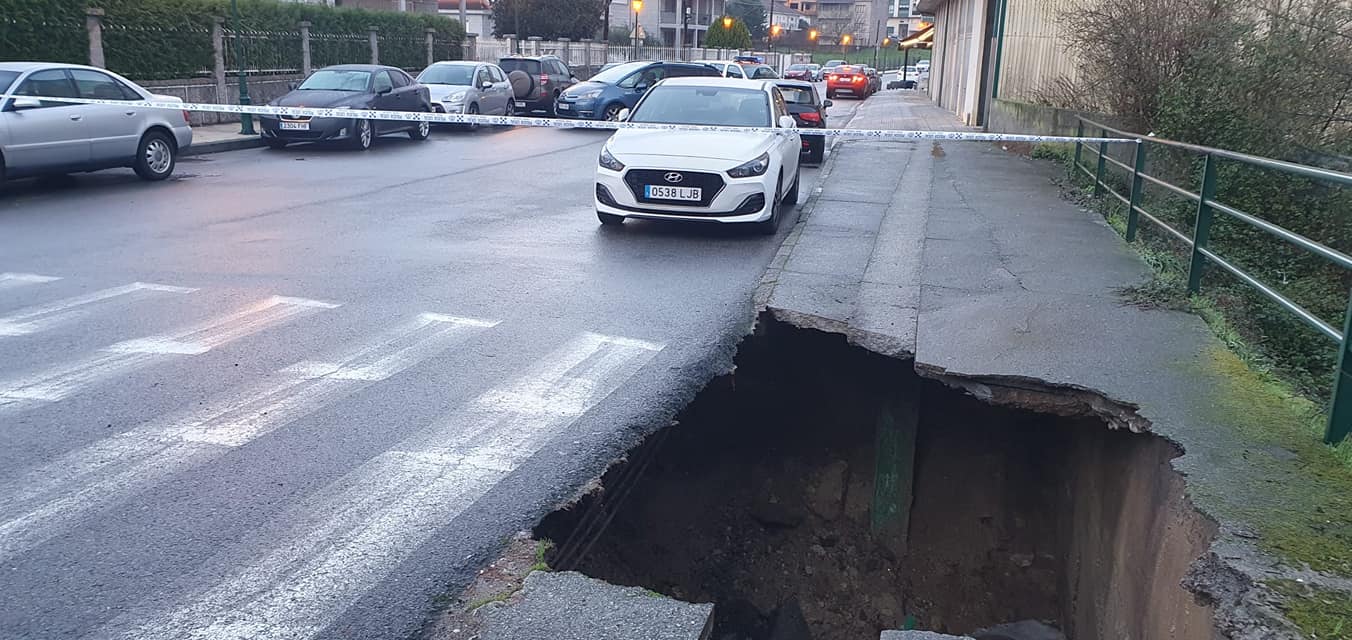 Agujero en O Carballiñoº