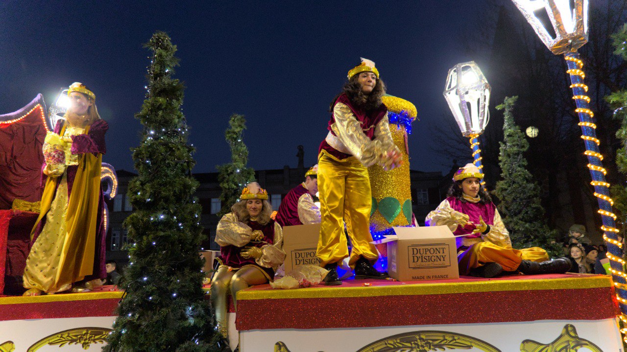 Carroza en Cabalgata de Reyes