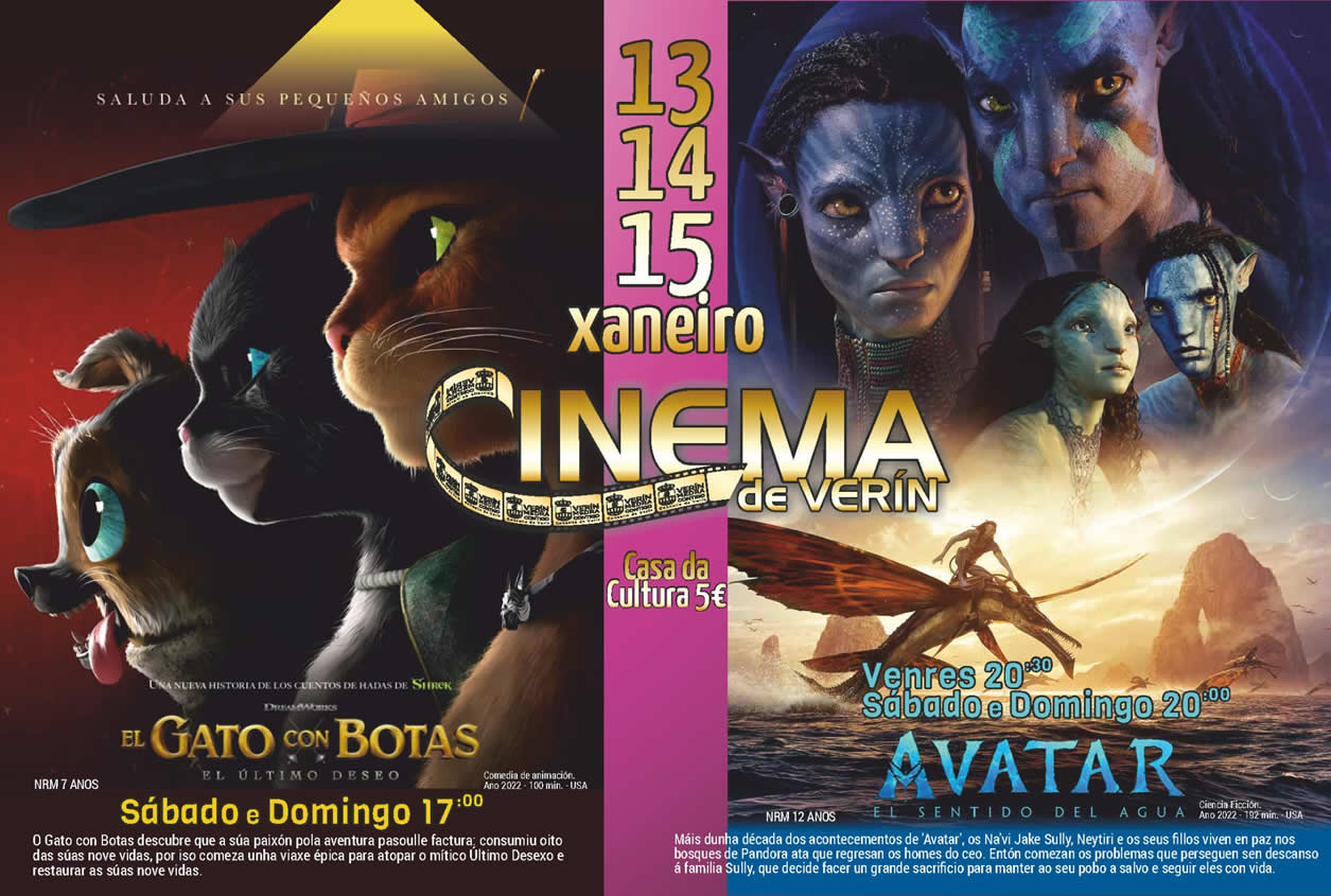 El gato con botas y Avatar