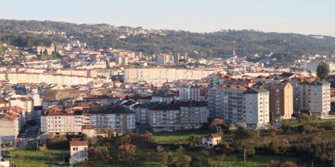 Panorámica de Ourense y el Couto