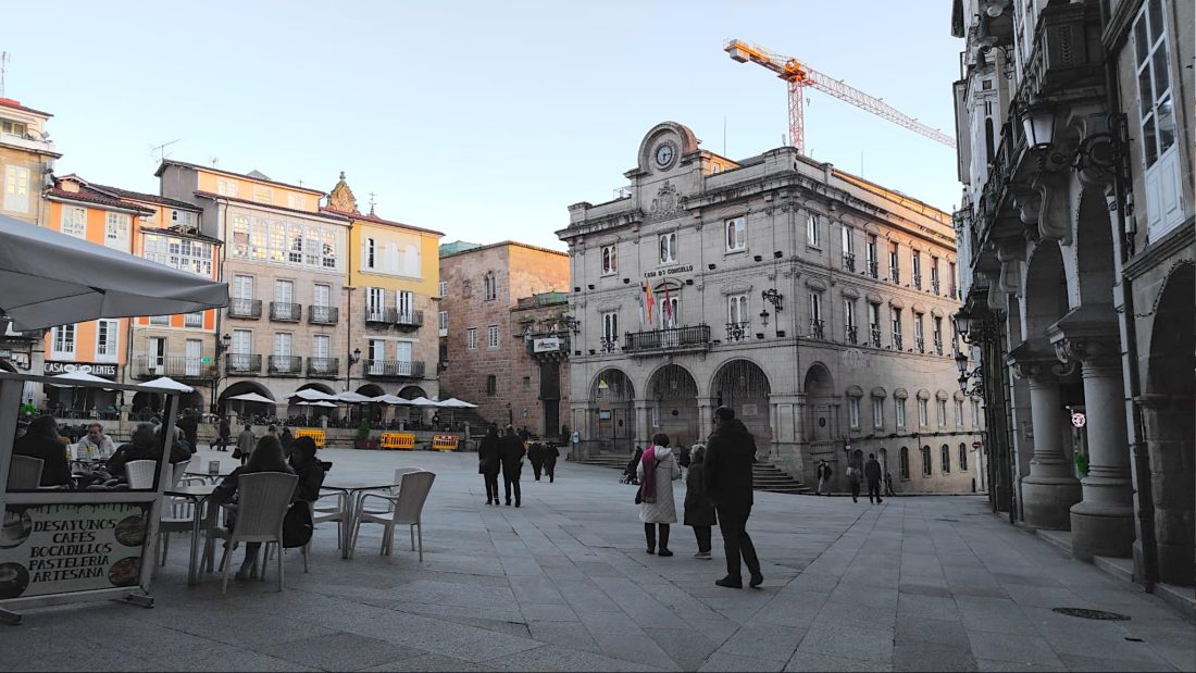 Plaza Mayor y Concello de Ourense