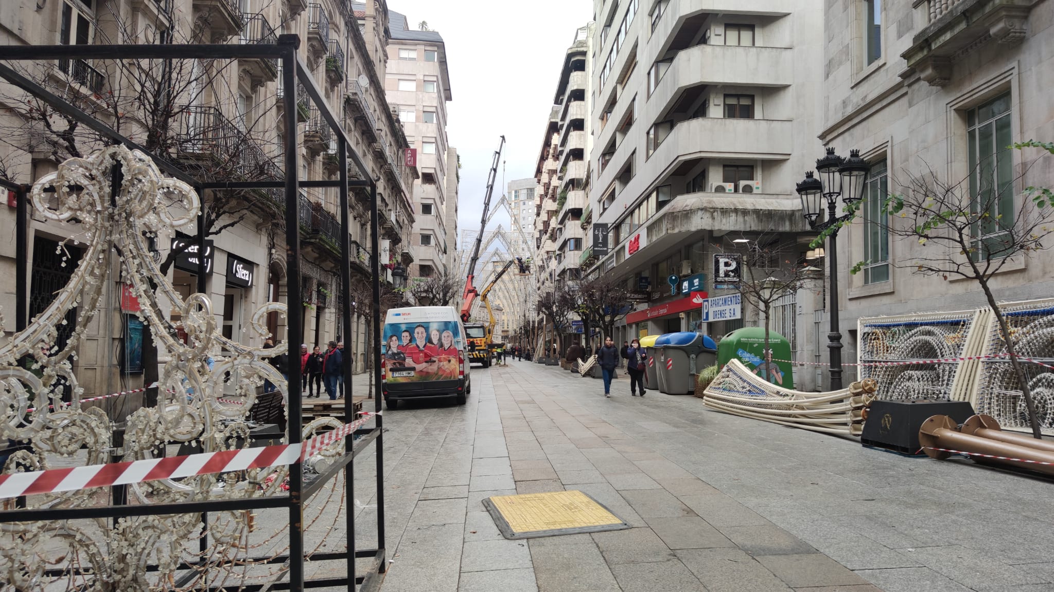 Pórticos Navidad en el Paseo