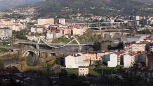 Puentes de Ourense y río Miño