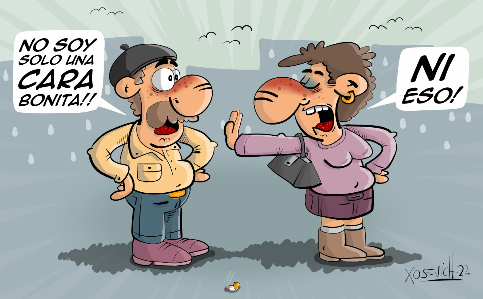Leiras no es solo una cara bonita humor chistes Xosevich 23