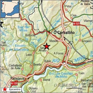 Temblor en San Amaro