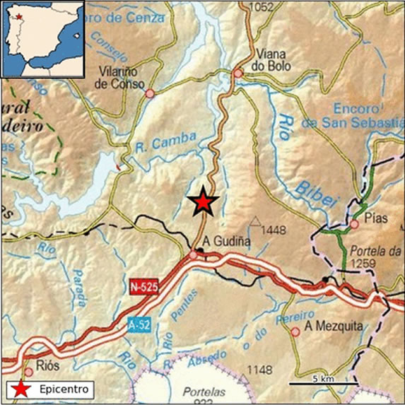 Teremoto A Gudiña